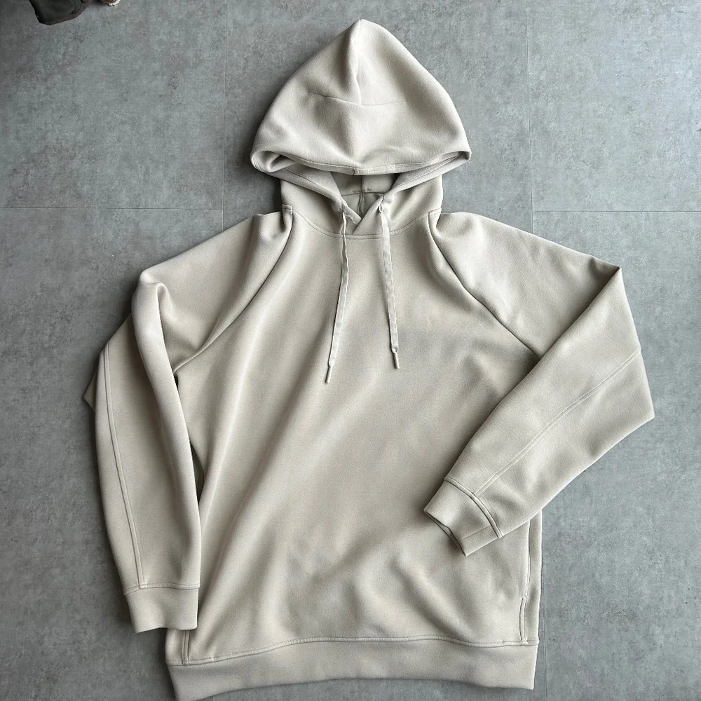 Lululemon Smooth Spacer Classic-Fit Pullover Hoodie, men's L, Sheer Oak